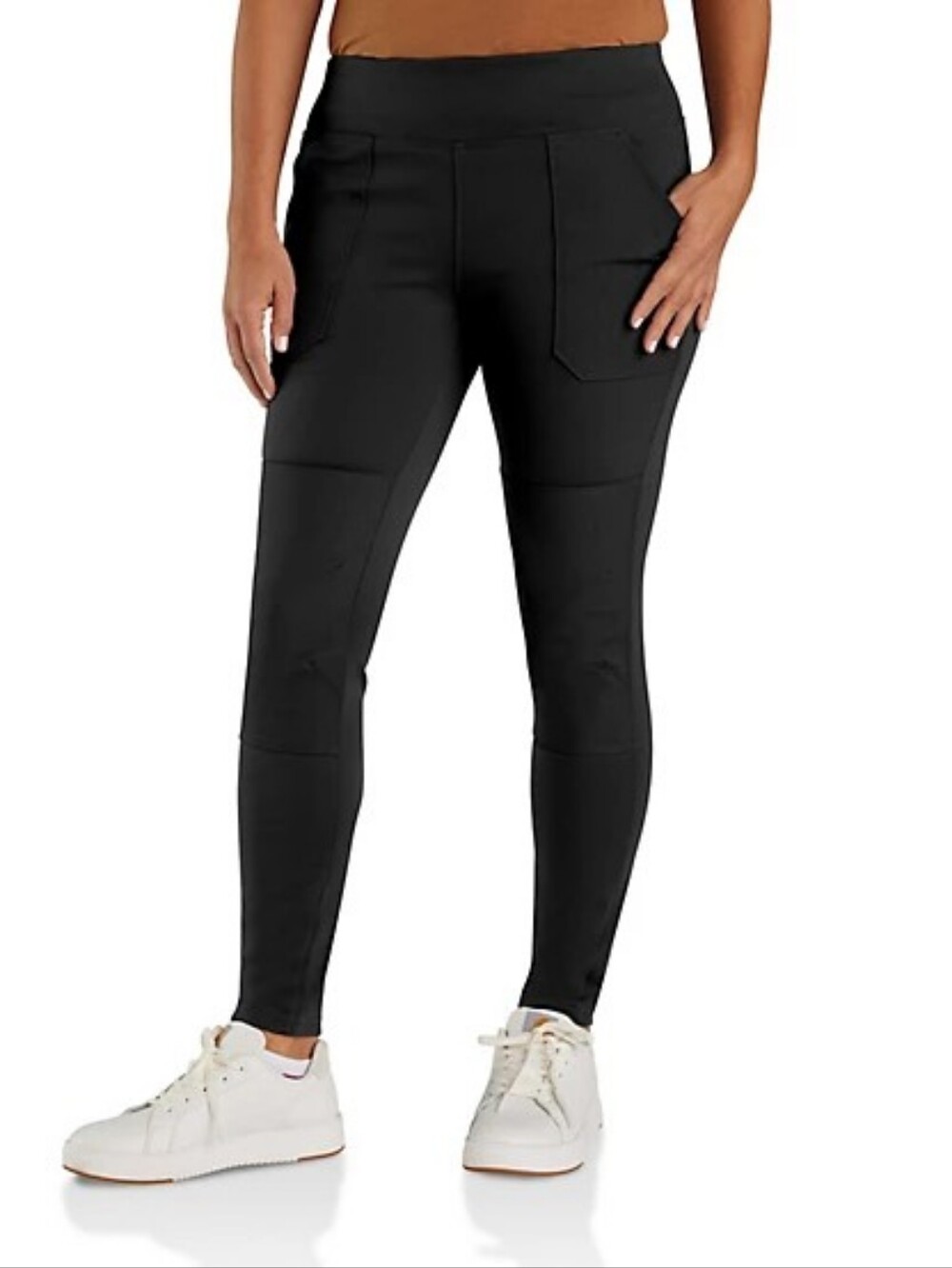 Carhartt Black Fitted Force Midweight Utility Leggings Outdoor Hiking size Large
